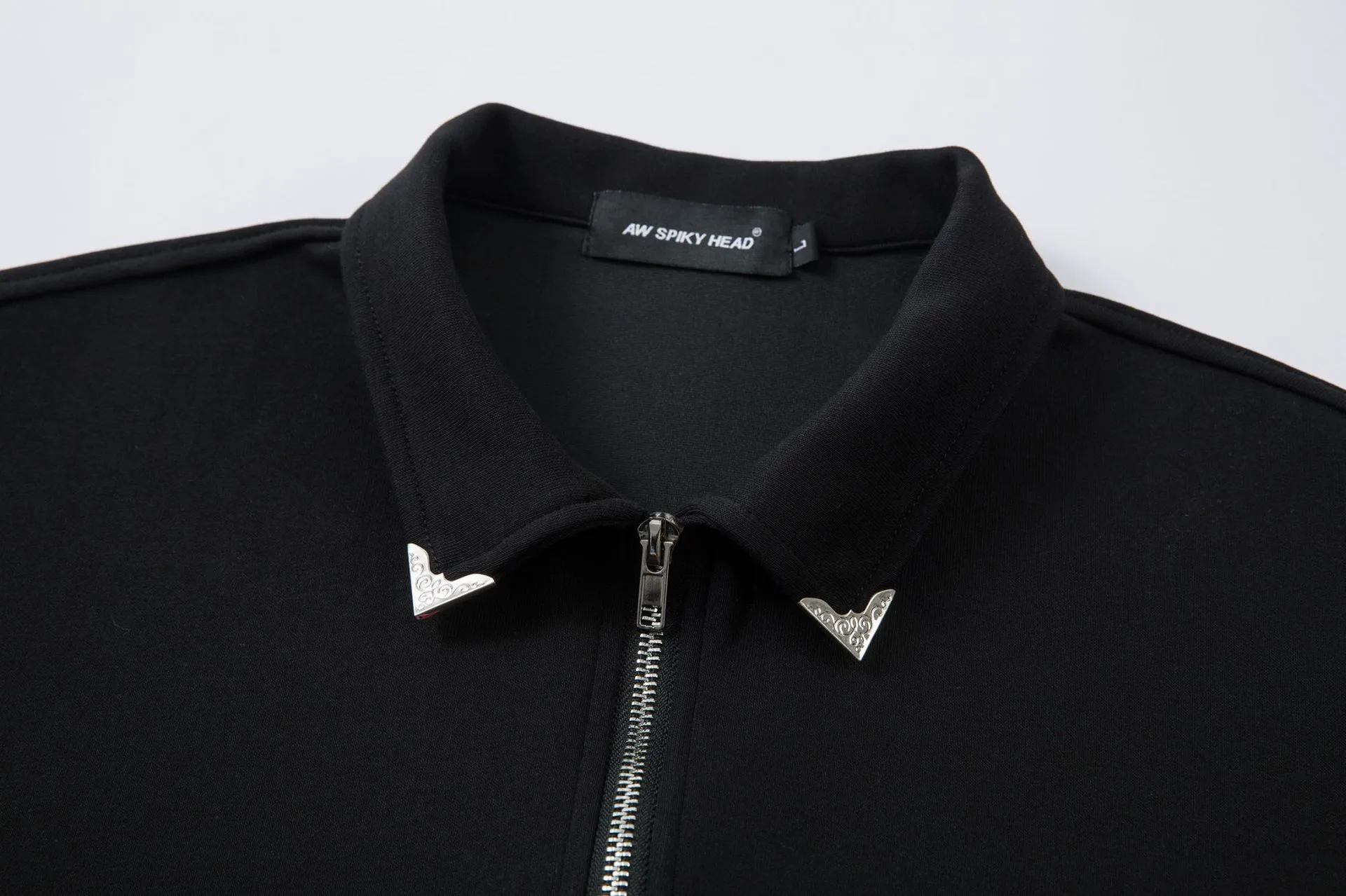 Jiayiku Men's  New Cleanfit Niche Design Zipper Shirt Summer Short-sleeved Superior Sense display picture 9