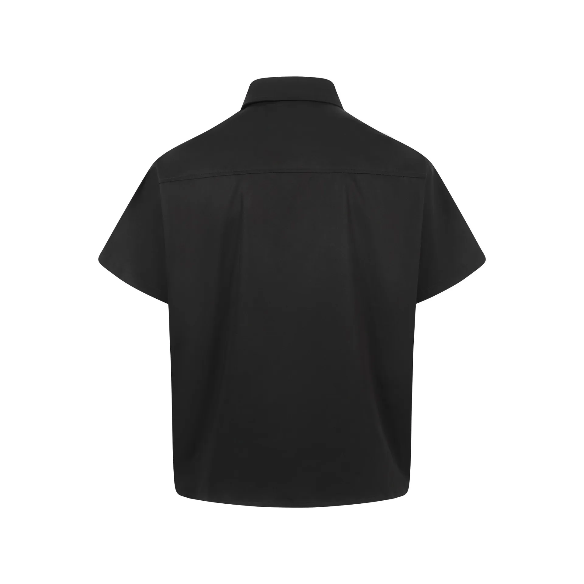 Jiayiku Men's  Summer New Cleanfit Eternal Flower Embroidered Shirt Short-sleeved Ins Trendy New-style Handsome Men display picture 4