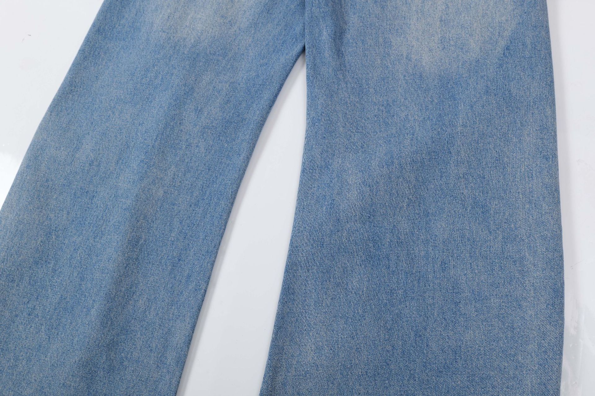 Jiayiku Men's  New American Vintage Embroidered Washed Jeans Men's And Women's Vibe Machete Wide Leg Pants display picture 17