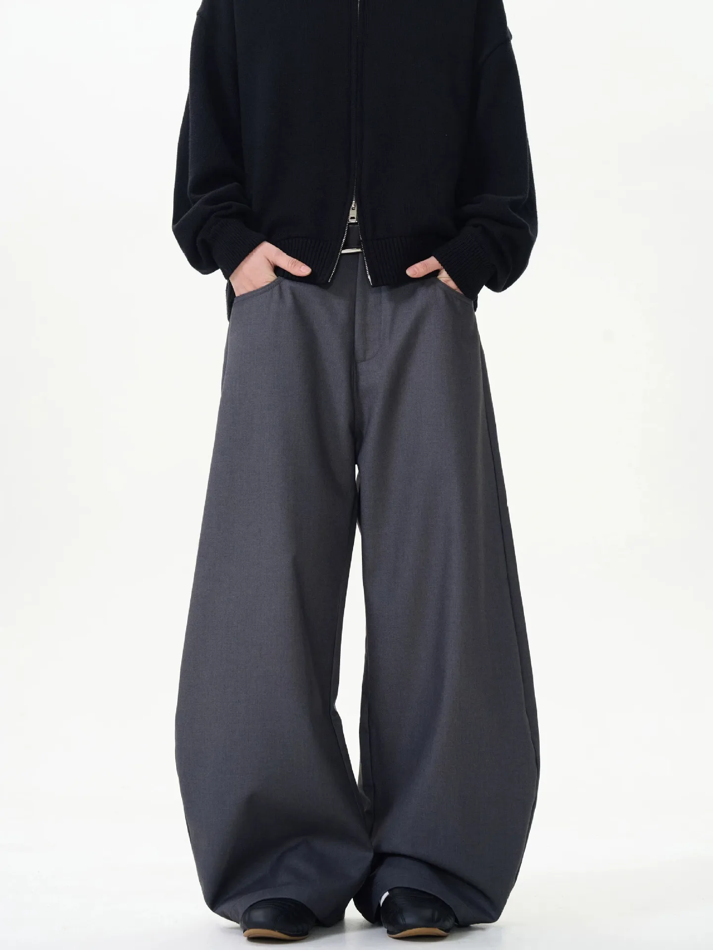 Jiayiku Men's  American Retro Machete Pants Men's And Women's Cleanfit Loose Casual Pants display picture 3