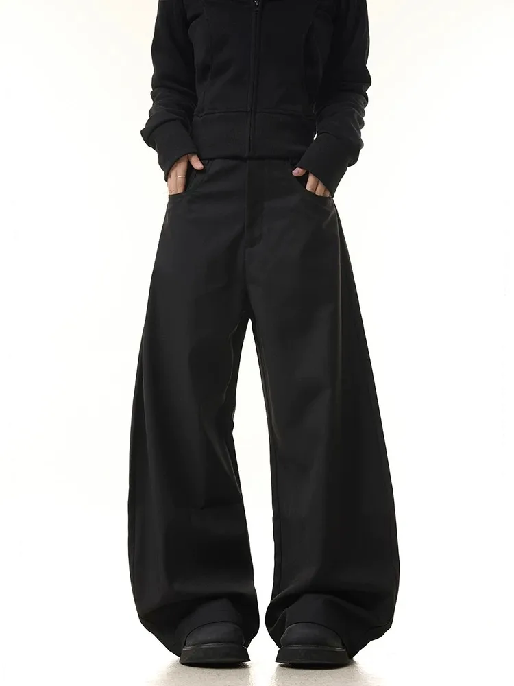 Jiayiku Men's  American Retro Machete Pants Men's And Women's Cleanfit Loose Casual Pants display picture 4
