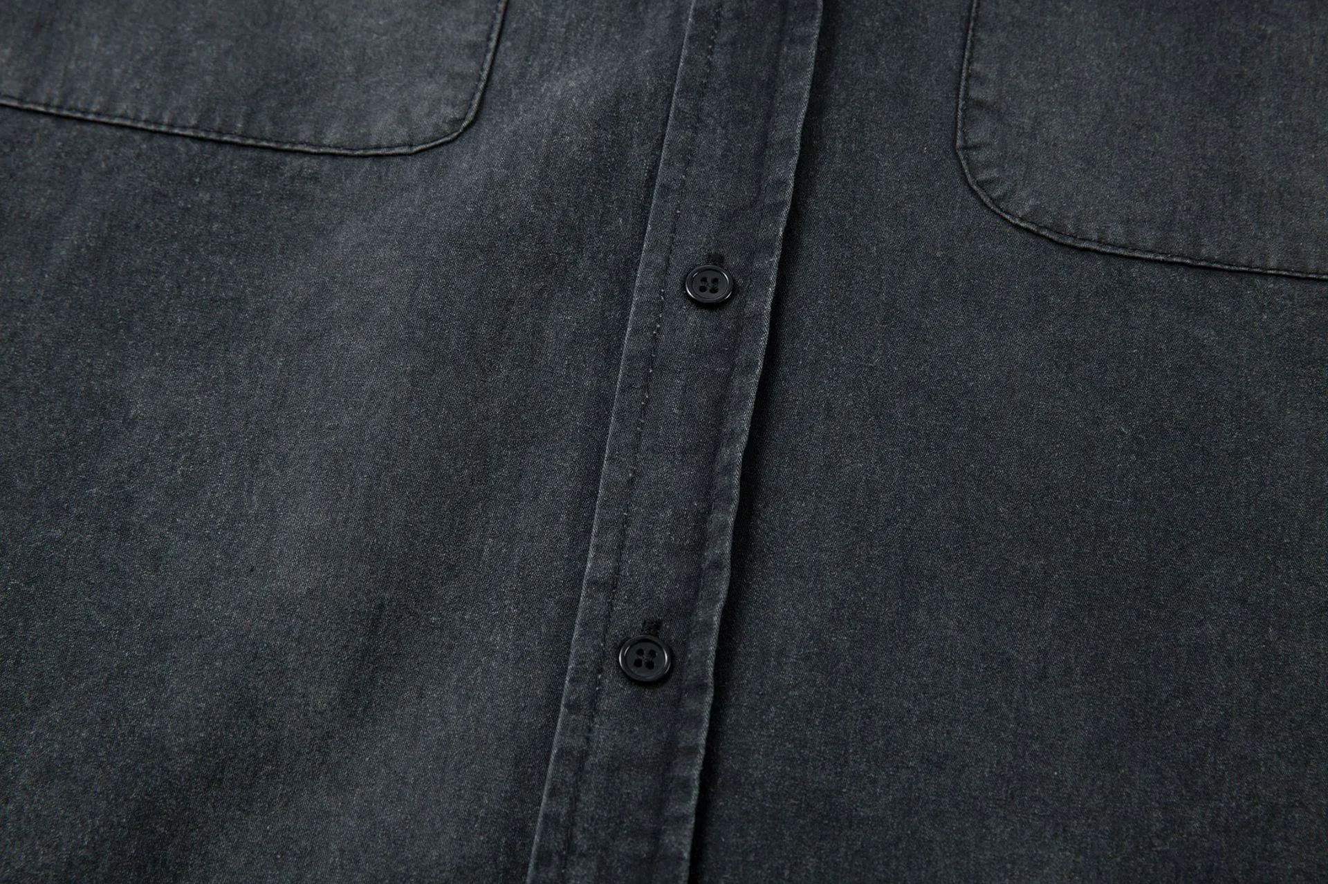 Jiayiku Men's  Summer New American-style Washed Old Shirt Short-sleeved Workwear Jacket Vintage Ins Trendy display picture 11