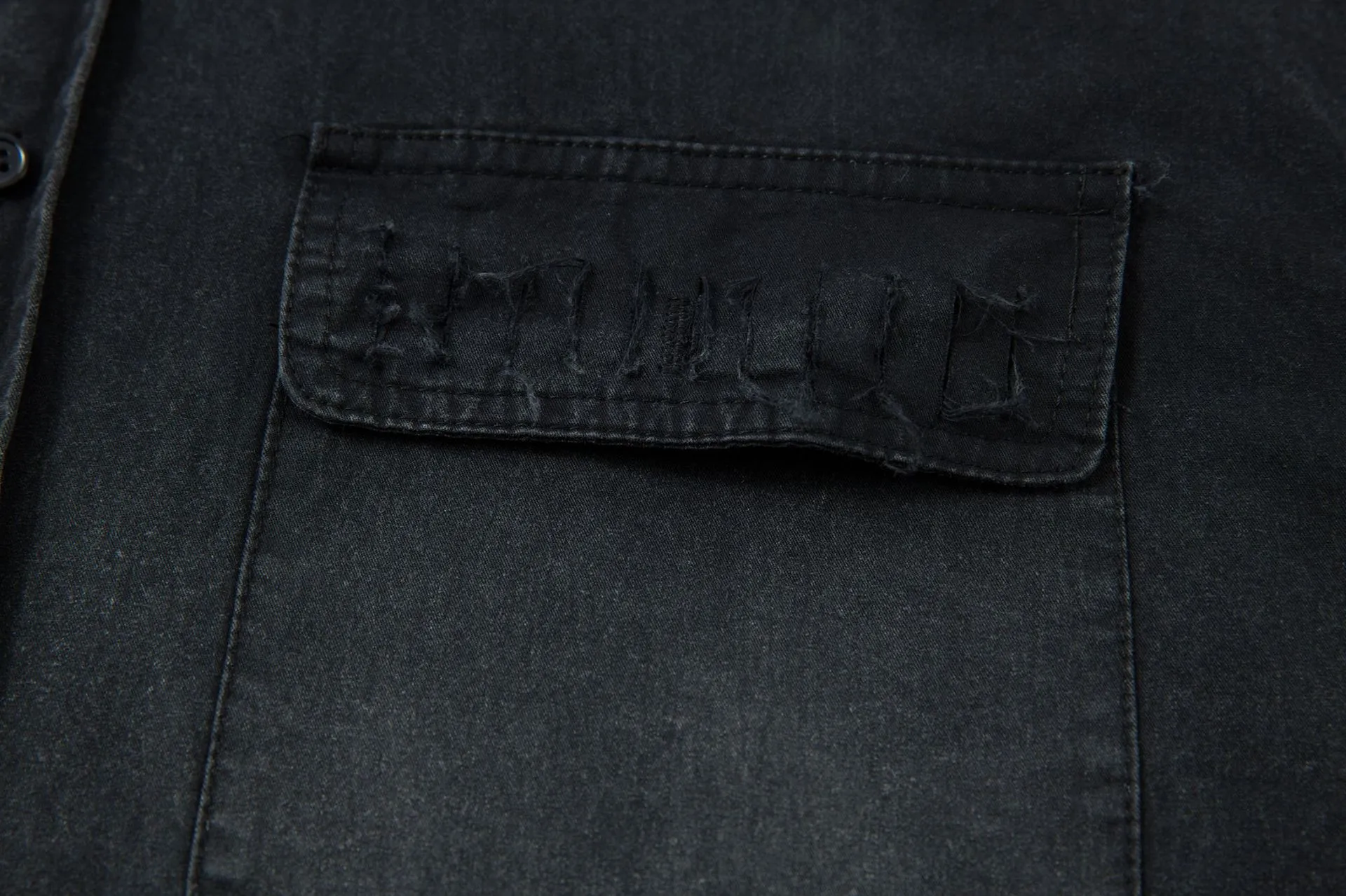 Jiayiku Men's  Summer New American-style Washed Old Shirt Short-sleeved Workwear Jacket Vintage Ins Trendy display picture 12