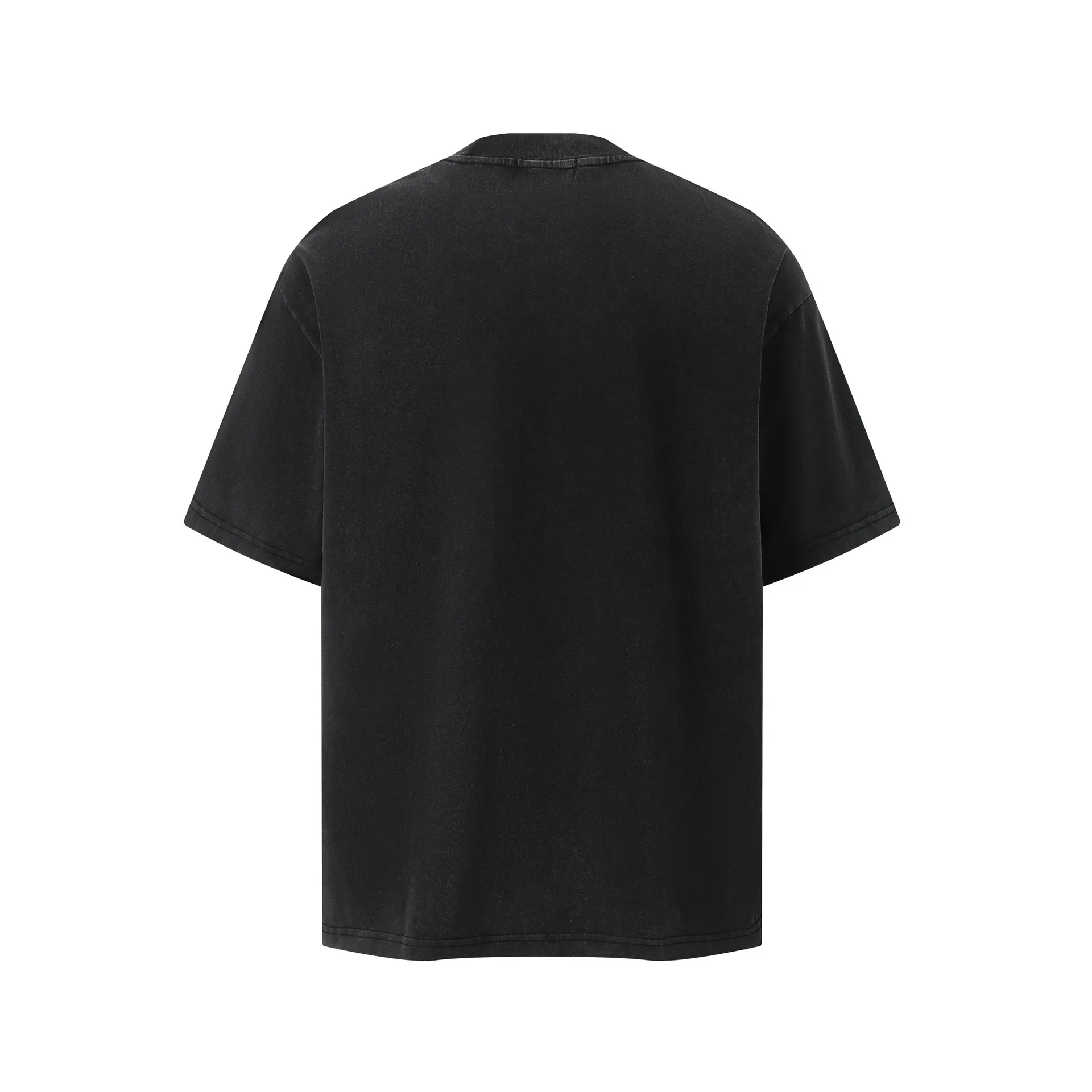 Jiayiku Men's  Summer New American Retro Fashion Brand Washed T-shirt Cotton Loose Half Sleeve High-grade Sense display picture 4