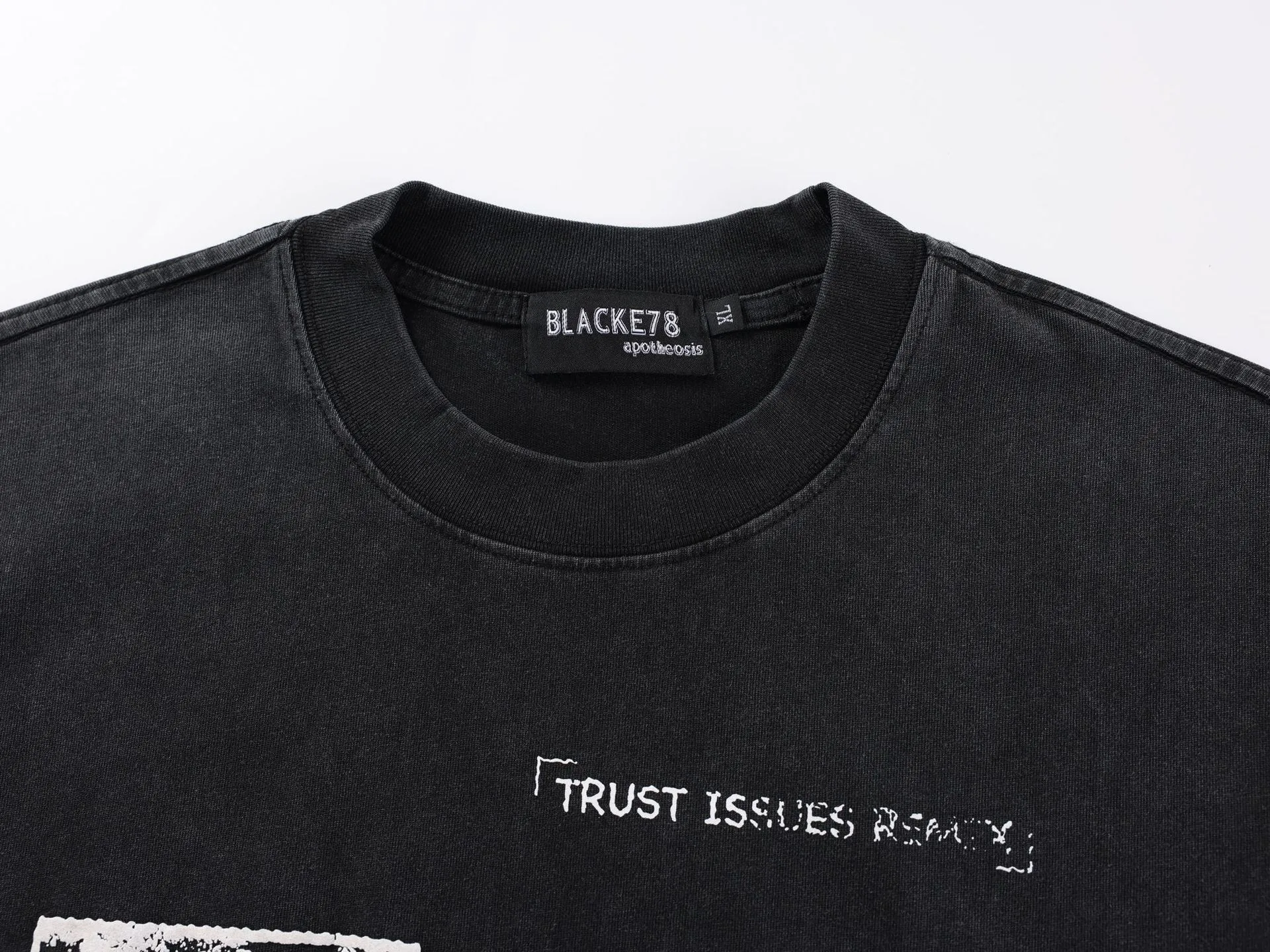 Jiayiku Men's  Summer New American Retro Fashion Brand Washed T-shirt Cotton Loose Half Sleeve High-grade Sense display picture 9