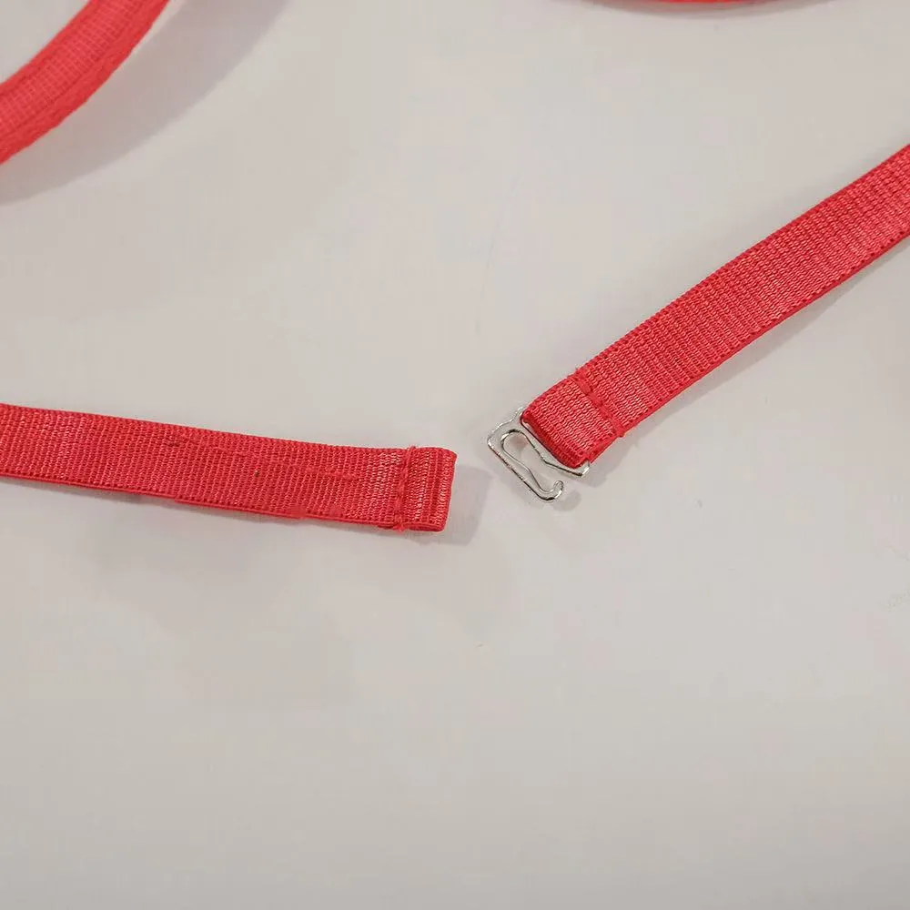Sexy Underwear New  Foreign Trade Steel Bow Bikini Sexy Hollow Three-point Suit Wholesale Generation display picture 7