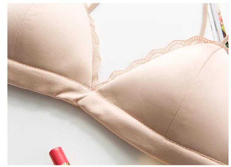 Thin Shoulder Strap Black Small Wrap Bra Beautiful Back Tube Top Sexy Small Bra Stretch Camisole Versatile Underwear Women display picture 33