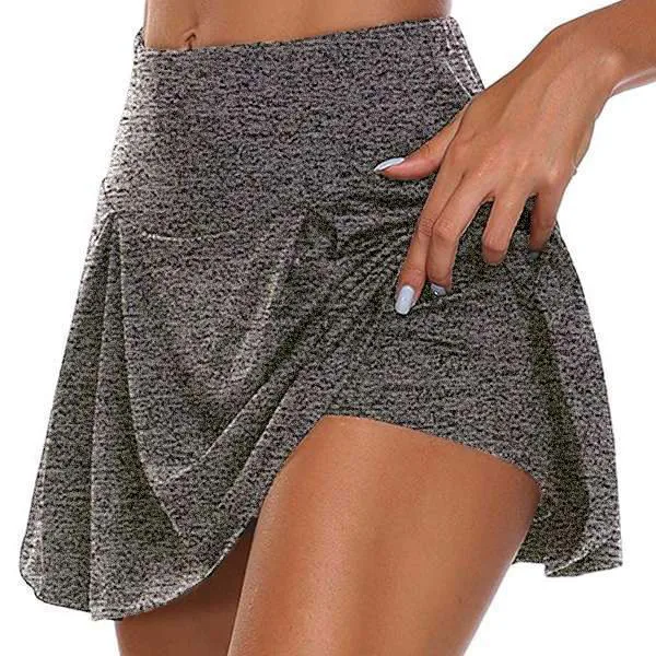 Explosions Basic Summer Women's Solid Color Fake Two-piece Leggings Shorts In Stock display picture 8