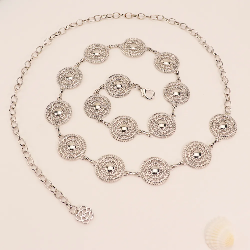 Metal Waist Chain Europe And The United States  New Waist Chain Women Adjustable Fashion Joker Waist Body Chain Manufacturers Wholesale display picture 4