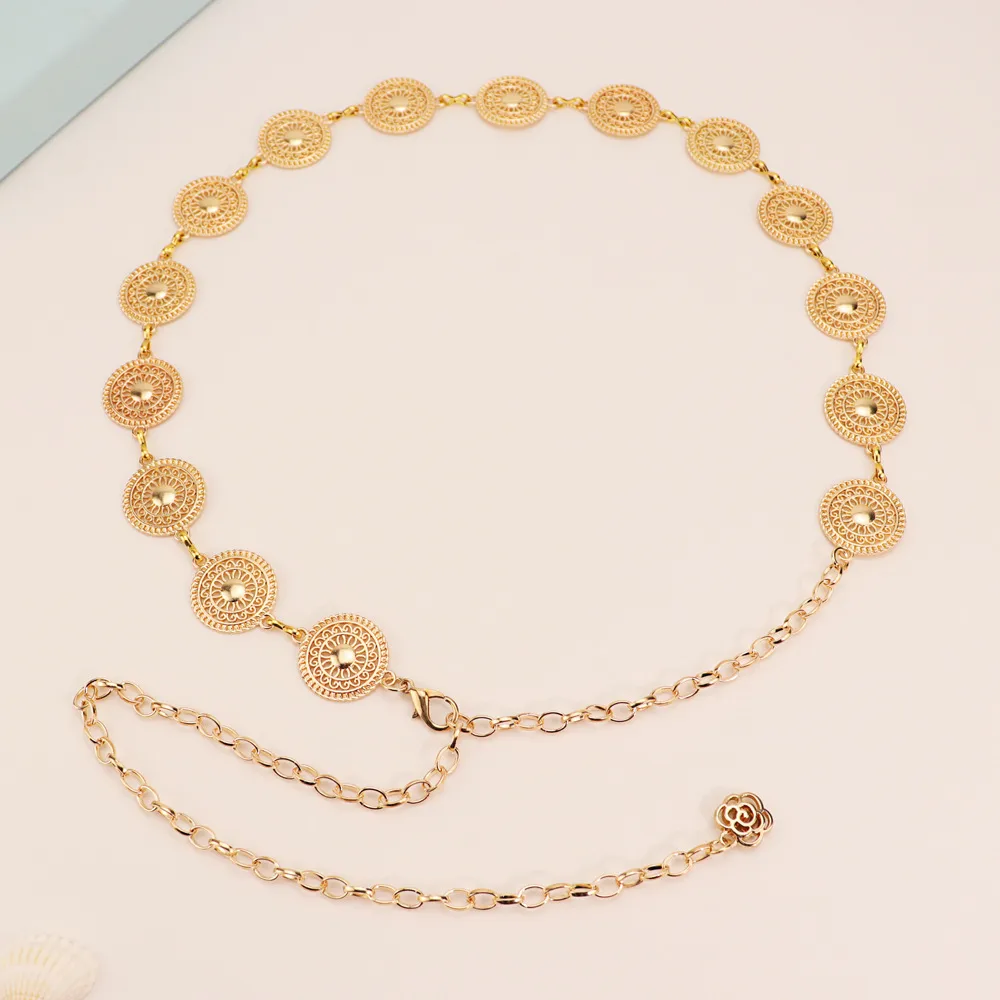 Metal Waist Chain Europe And The United States  New Waist Chain Women Adjustable Fashion Joker Waist Body Chain Manufacturers Wholesale display picture 5