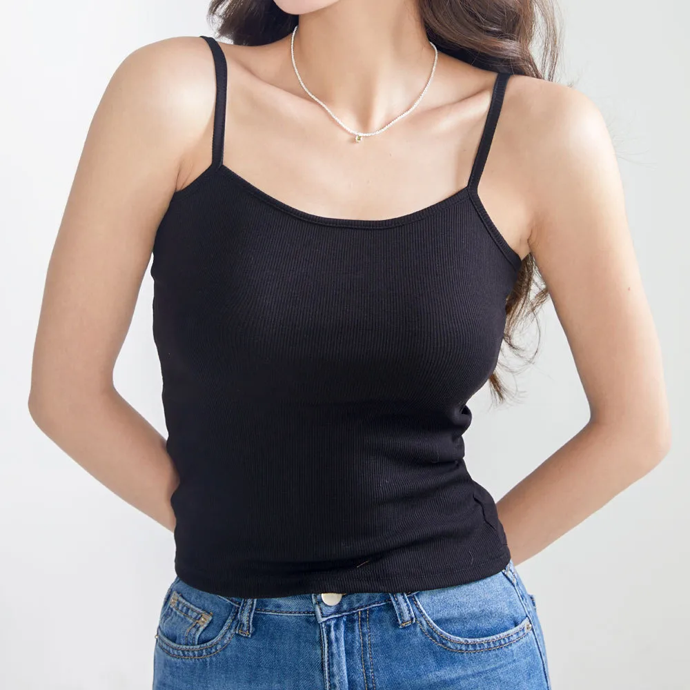 Summer Sexy Women's Tube Top Basic Hot Girl Breast-covering Thread Vest Small Strap Bottoming Women's Inner Wear display picture 5