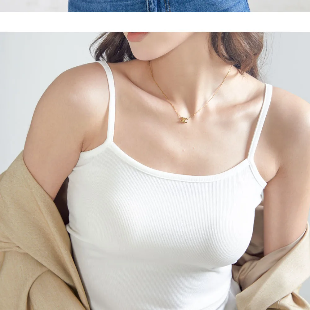 Summer Sexy Women's Tube Top Basic Hot Girl Breast-covering Thread Vest Small Strap Bottoming Women's Inner Wear display picture 6