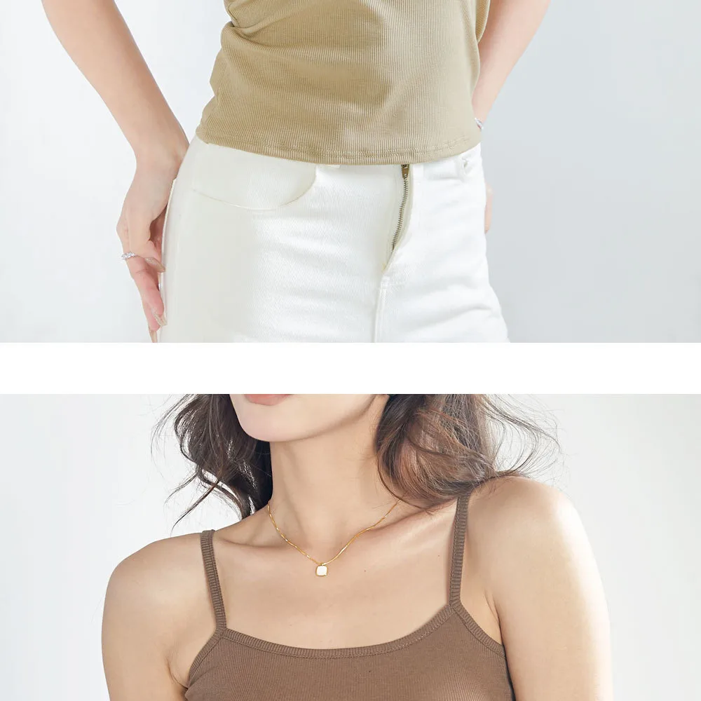 Summer Sexy Women's Tube Top Basic Hot Girl Breast-covering Thread Vest Small Strap Bottoming Women's Inner Wear display picture 9