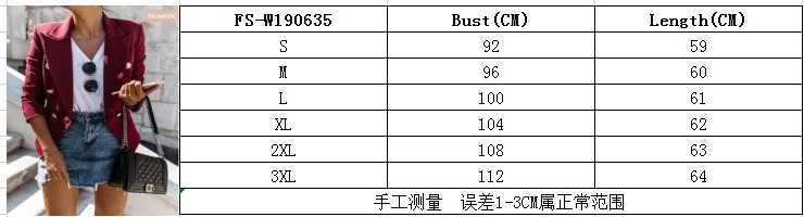 Designed  Wish Explosions Spring Best Selling Long Sleeve Double-breasted Solid Color Stand Collar Small Suit display picture 1