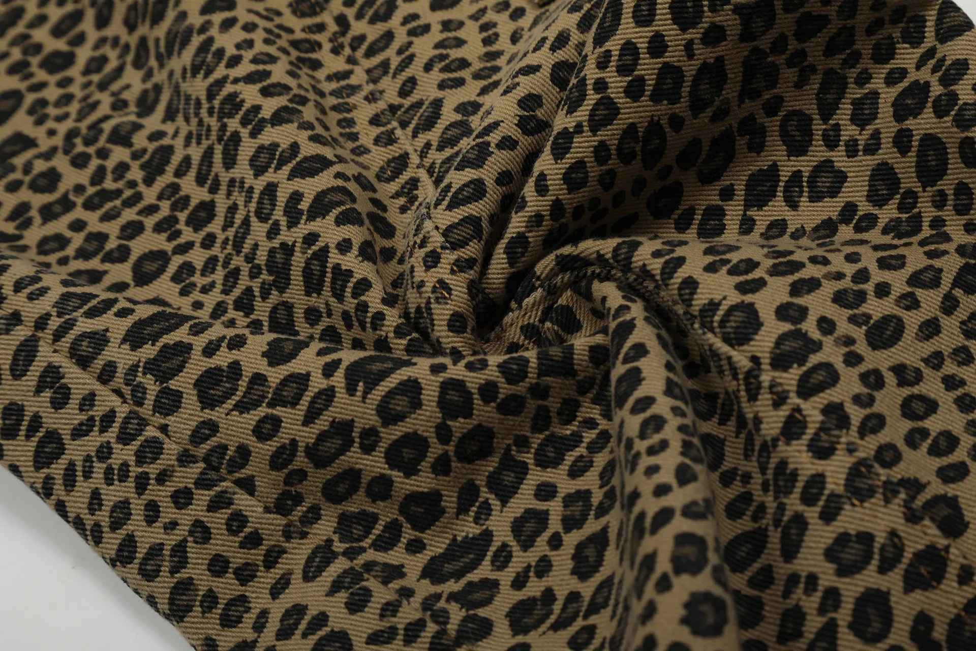 Jiayiku Fashion Brand  New  Vibe Leopard Print Personalized Machete Casual Pants Men And Women Ins Fashion Wide Leg Pants display picture 14