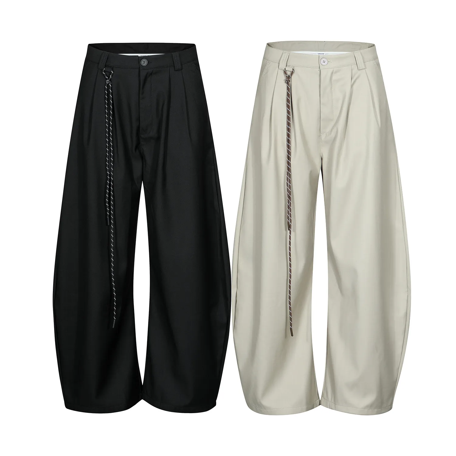 Jiayiku Men's  American Retro Pendant Machete Dress Pants Men's And Women's Cleanfit Loose Casual Pants display picture 2