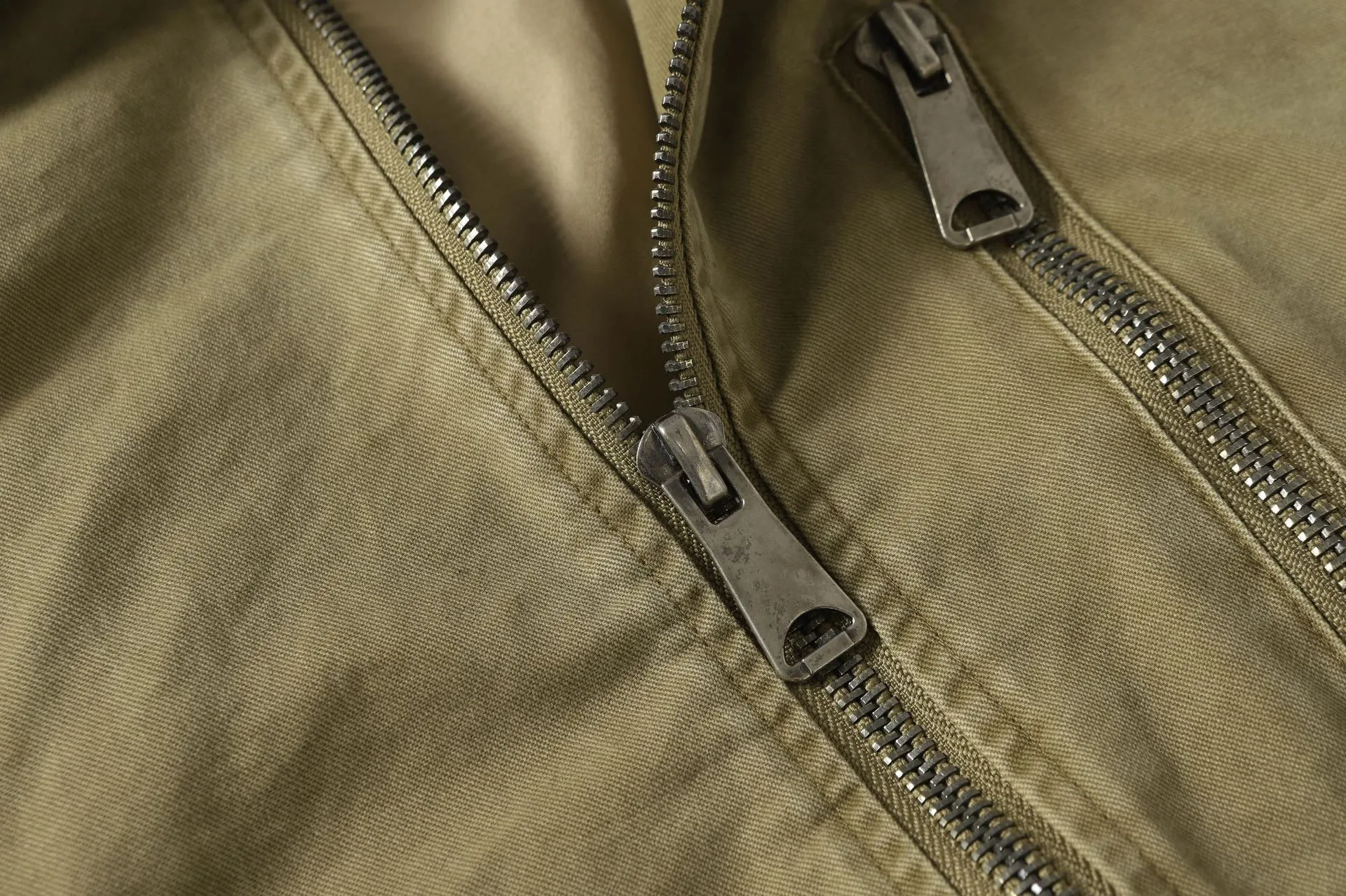 Jiayi Library Men's  Spring American Locomotive Wind Vintage Heavy Flying Jacket Water Washing Tooling Jacket display picture 6