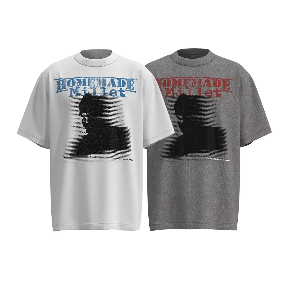 Jiayiku Men's Clothing  Summer American Street Hip Hop Fashion Brand Washed Tee  Dark Figure T-shirt Short Sleeve display picture 2