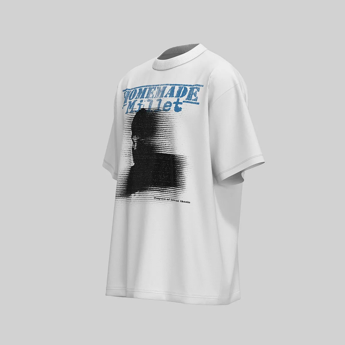 Jiayiku Men's Clothing  Summer American Street Hip Hop Fashion Brand Washed Tee  Dark Figure T-shirt Short Sleeve display picture 8