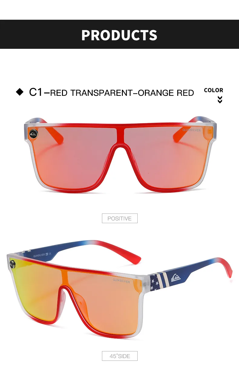 Real Film Conjoined Glasses Outdoor Sports Beach Driver Fishing Sunglasses Men's And Women's UV Protection Sunglasses display picture 7