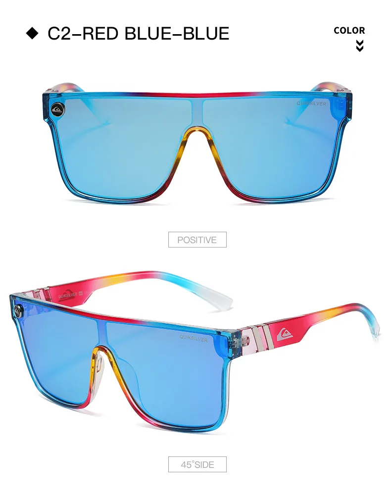 Real Film Conjoined Glasses Outdoor Sports Beach Driver Fishing Sunglasses Men's And Women's UV Protection Sunglasses display picture 8