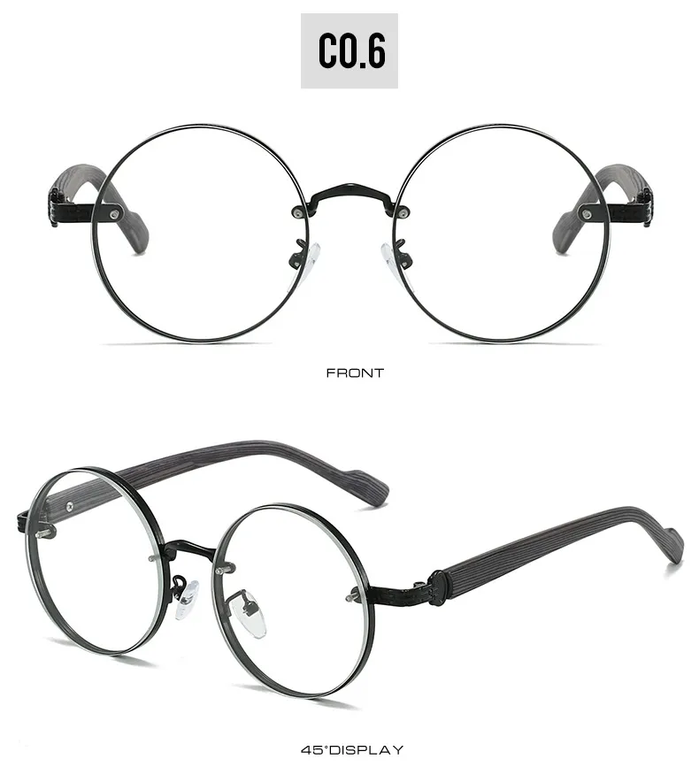 New  Style Metal Round Fashion Sunglasses Casual All-match Outdoor UV Protection Men's Sunglasses display picture 8