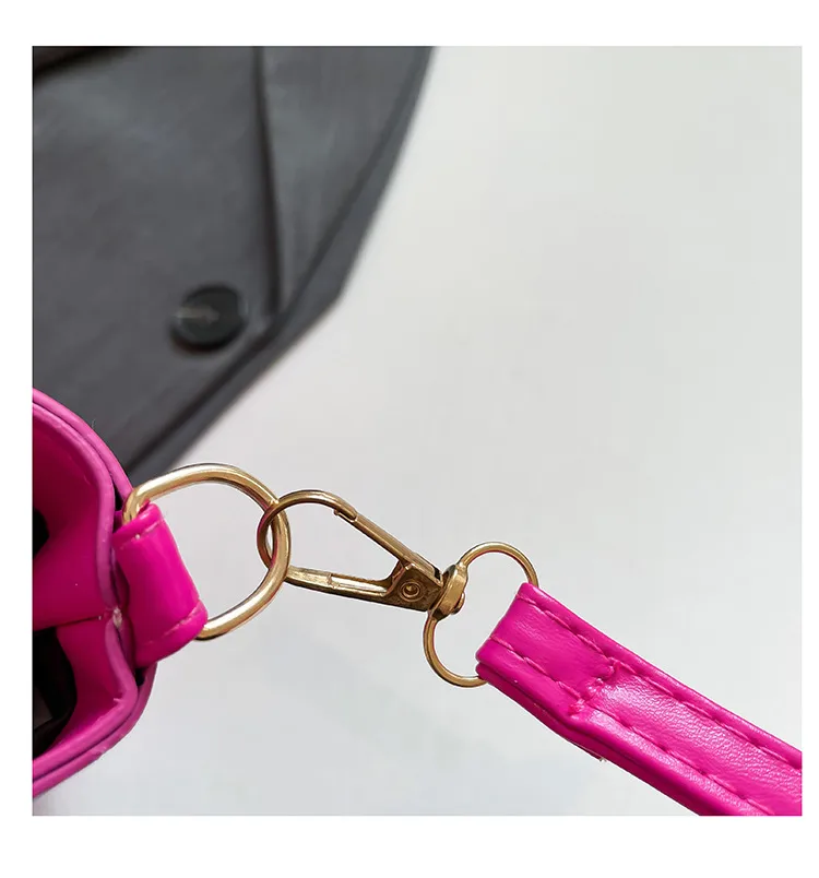 Niche Design Fashion Bag Internet Celebrant Bucket Handbag New Cute Dopamine Color Vegetable Basket Bag Crossbody Bag display picture 15