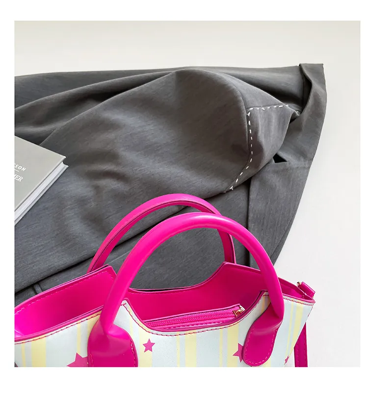 Niche Design Fashion Bag Internet Celebrant Bucket Handbag New Cute Dopamine Color Vegetable Basket Bag Crossbody Bag display picture 17