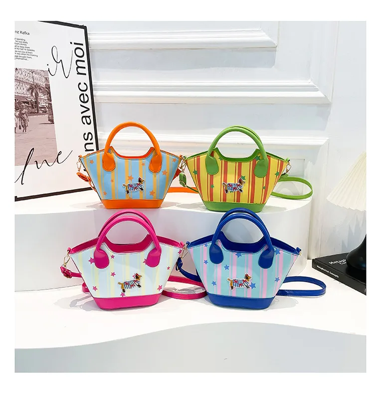 Niche Design Fashion Bag Internet Celebrant Bucket Handbag New Cute Dopamine Color Vegetable Basket Bag Crossbody Bag display picture 25