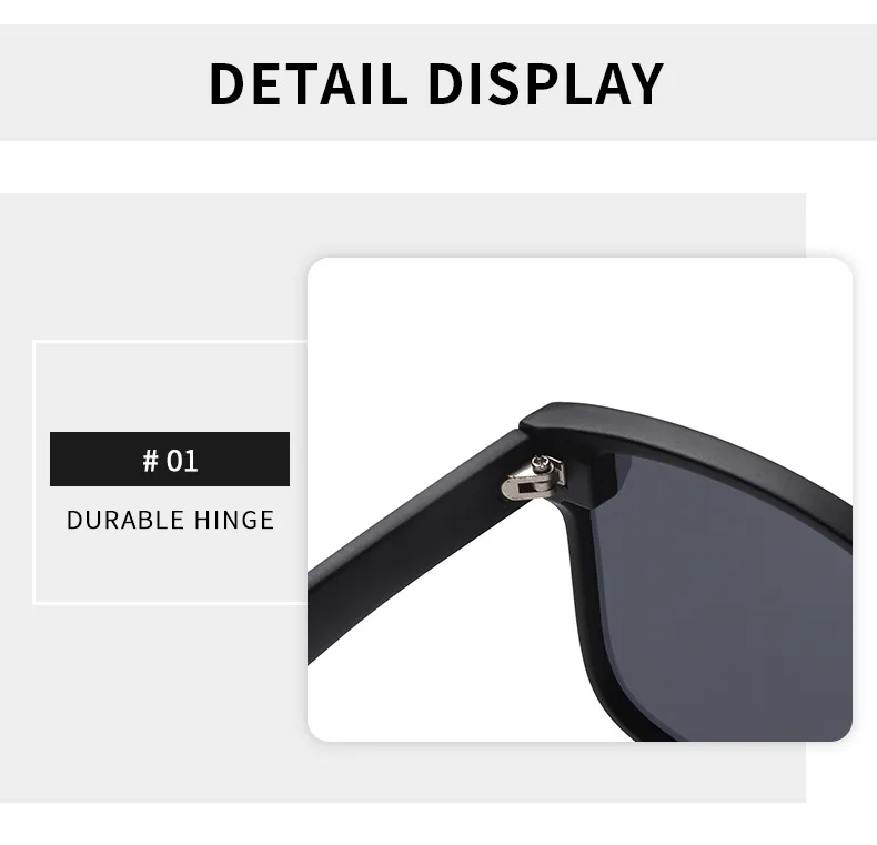 New   Outdoor Sports Riding Sunglasses Men And Women's Fashion Personalized Conjoined Polarized Sunglasses display picture 5