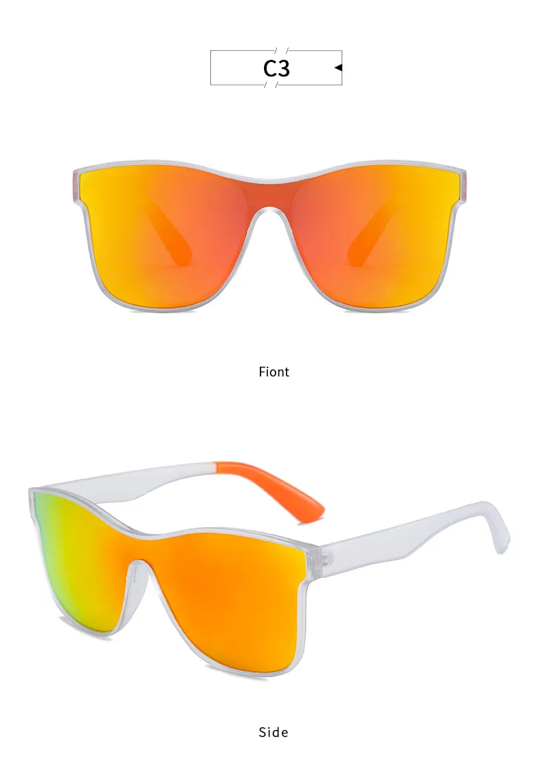New   Outdoor Sports Riding Sunglasses Men And Women's Fashion Personalized Conjoined Polarized Sunglasses display picture 13