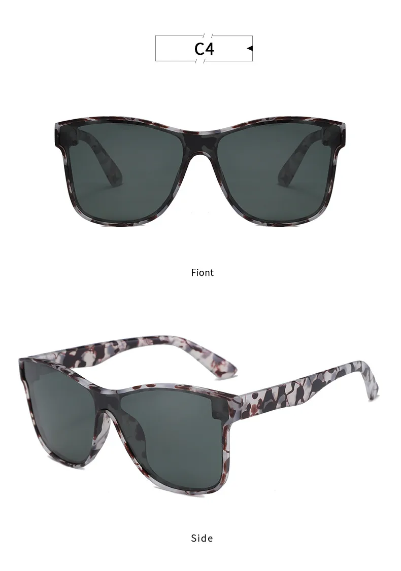 New   Outdoor Sports Riding Sunglasses Men And Women's Fashion Personalized Conjoined Polarized Sunglasses display picture 14