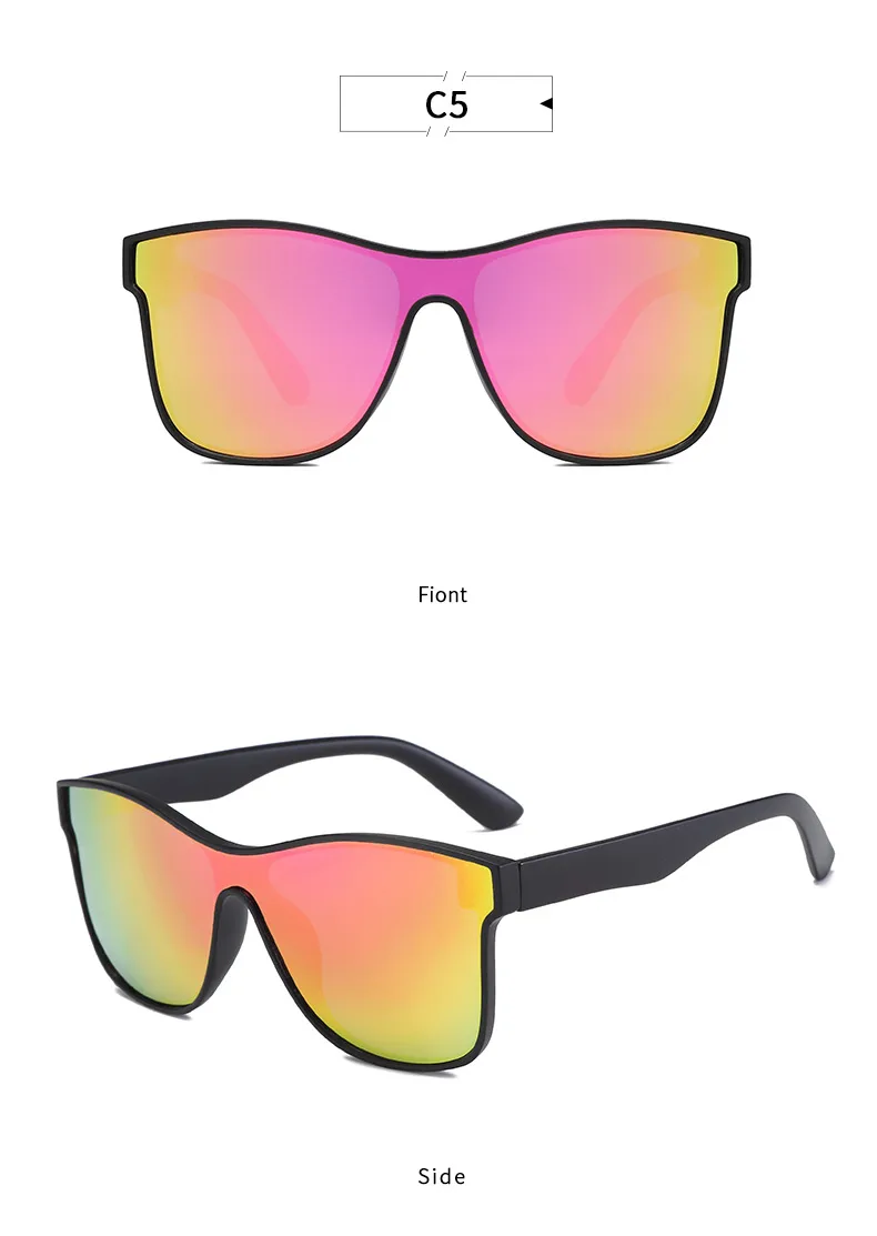 New   Outdoor Sports Riding Sunglasses Men And Women's Fashion Personalized Conjoined Polarized Sunglasses display picture 15