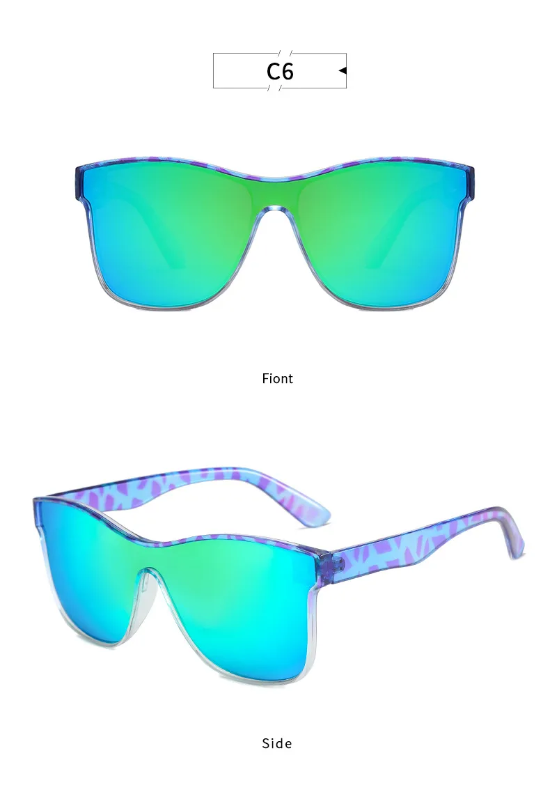 New   Outdoor Sports Riding Sunglasses Men And Women's Fashion Personalized Conjoined Polarized Sunglasses display picture 16