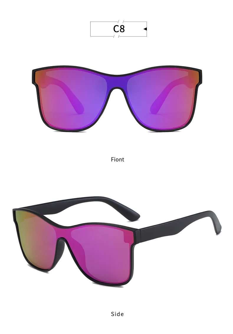 New   Outdoor Sports Riding Sunglasses Men And Women's Fashion Personalized Conjoined Polarized Sunglasses display picture 18