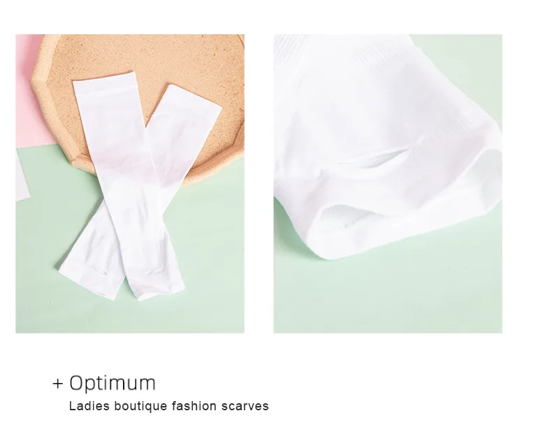 Summer  New Children's Ice Silk Oversleeve Solid Color Sun Protection Thin Ice Sleeve Breathable Mosquito Repellent Arm Protection Baby Oversleeve display picture 10
