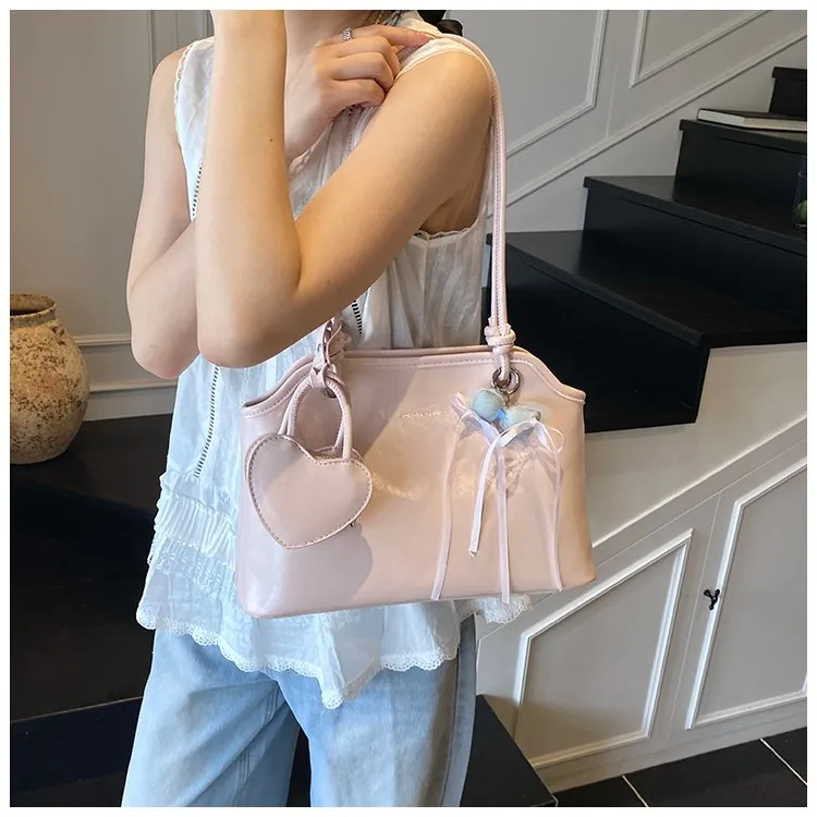 Women's Pu Leather Solid Color Streetwear Square Zipper Shoulder Bag display picture 16