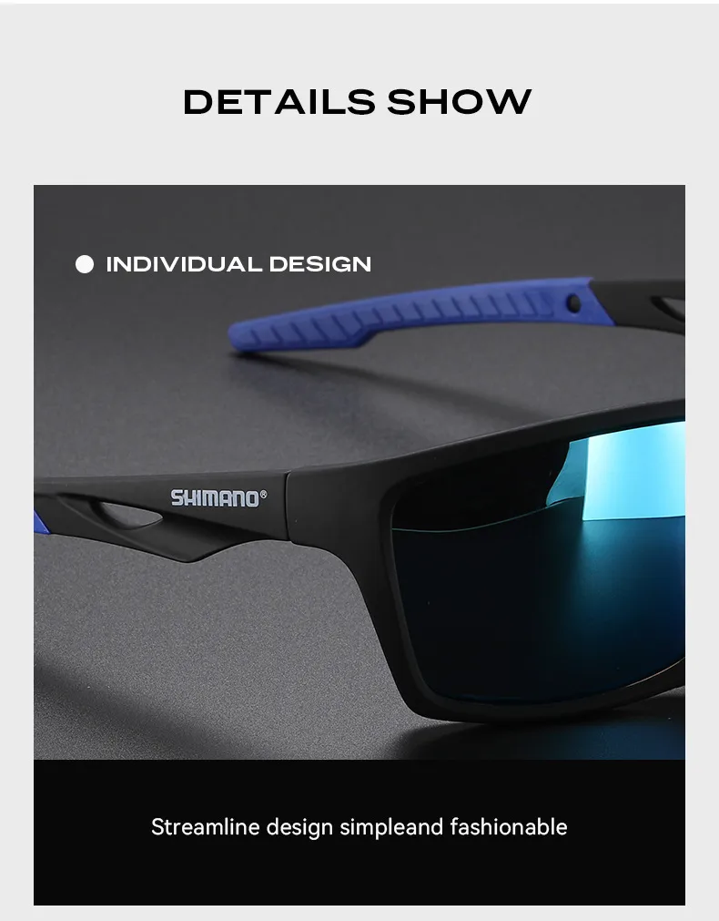 Sports Polarized Fishing Glasses Men's Outdoor Riding Driving Sunglasses UV Protection Sunglasses Wholesale display picture 5
