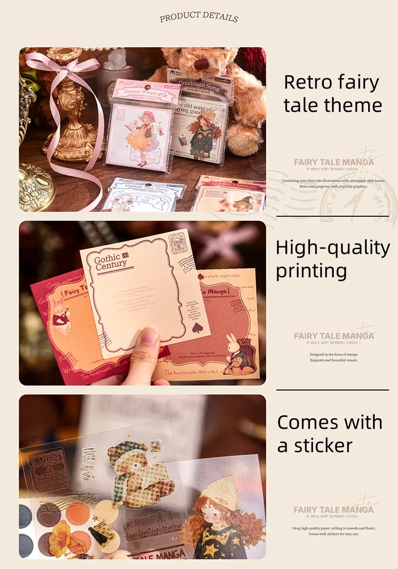 1 Piece 1 Set Portrait Animal Cartoon Class Learning School PET Paper Cartoon Style Cute Retro Notepad display picture 2