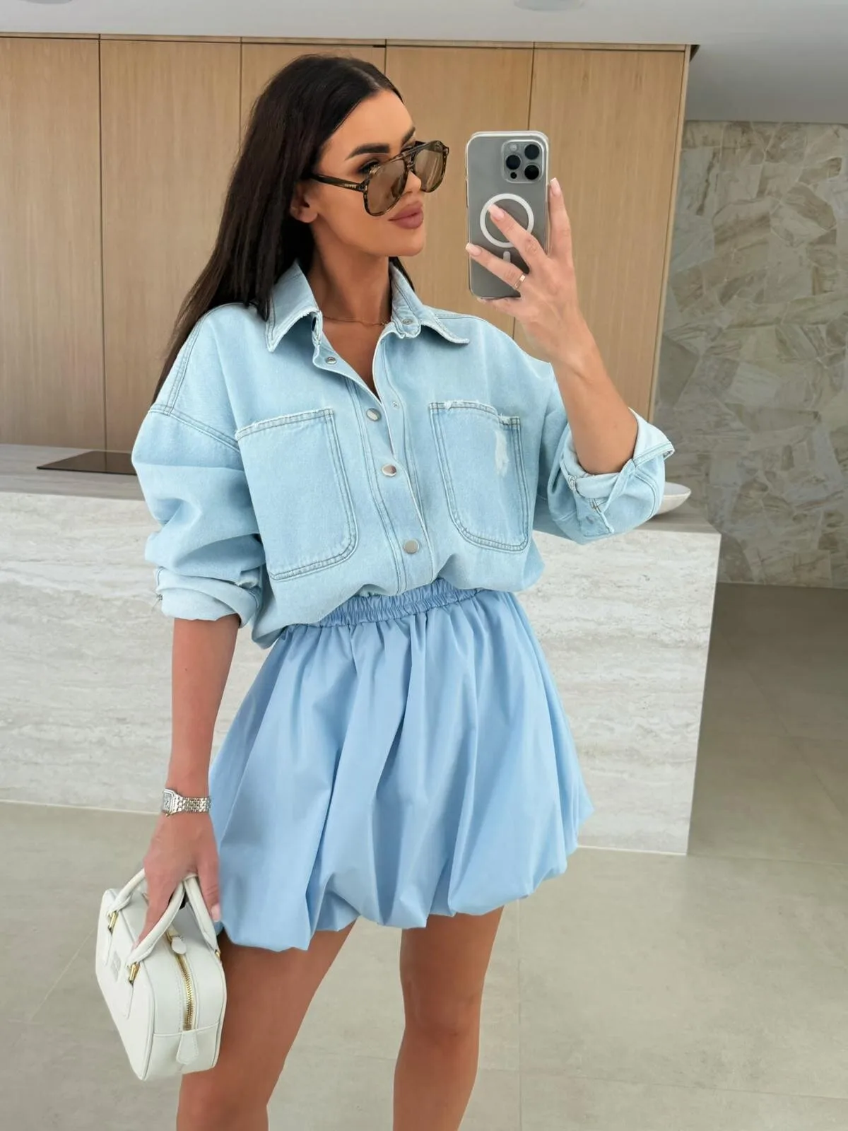 Europe And The United States    Hot Spring And Summer Puffy Skirt Elastic Waist Design Skirt display picture 2