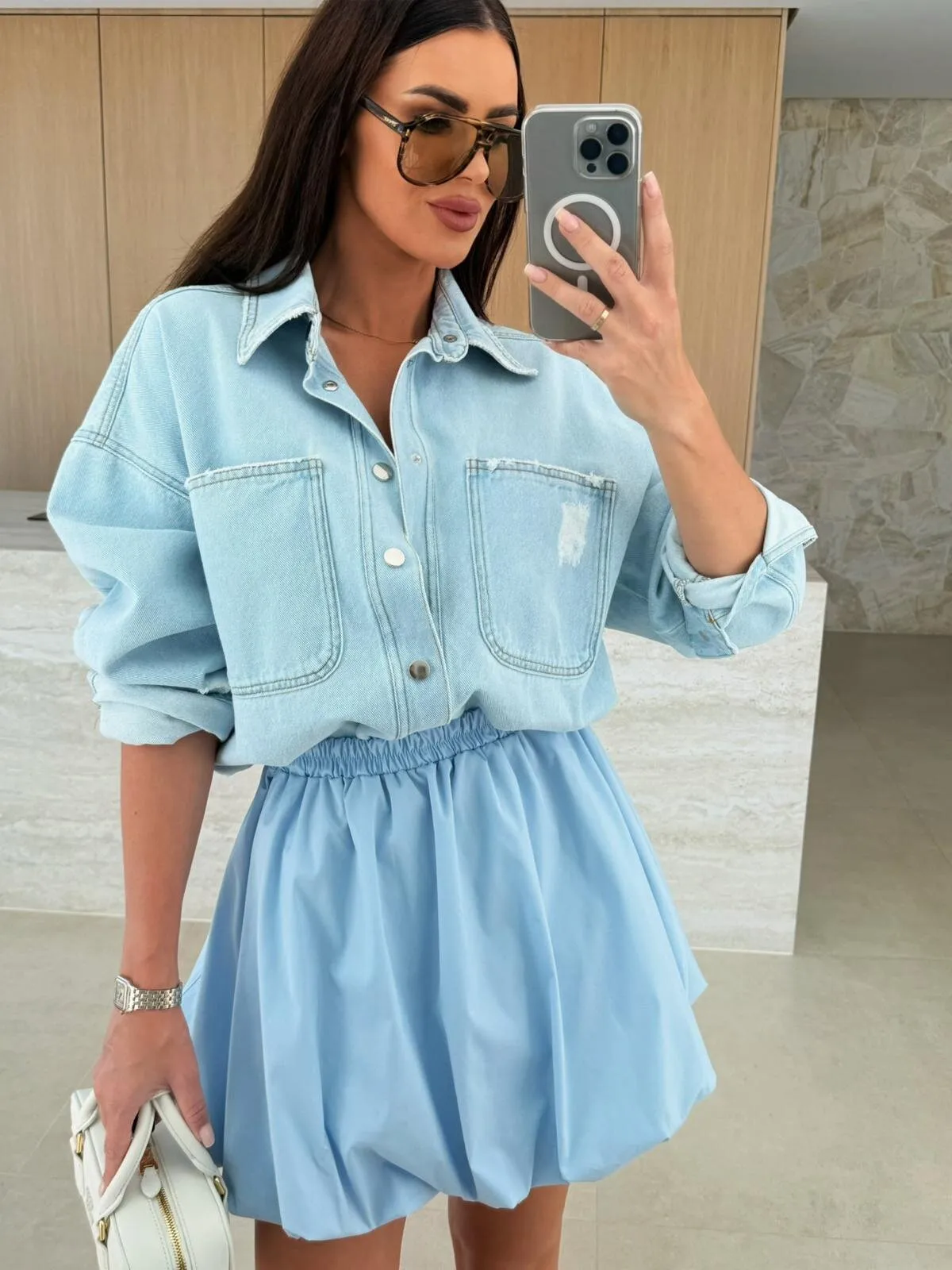 Europe And The United States    Hot Spring And Summer Puffy Skirt Elastic Waist Design Skirt display picture 3