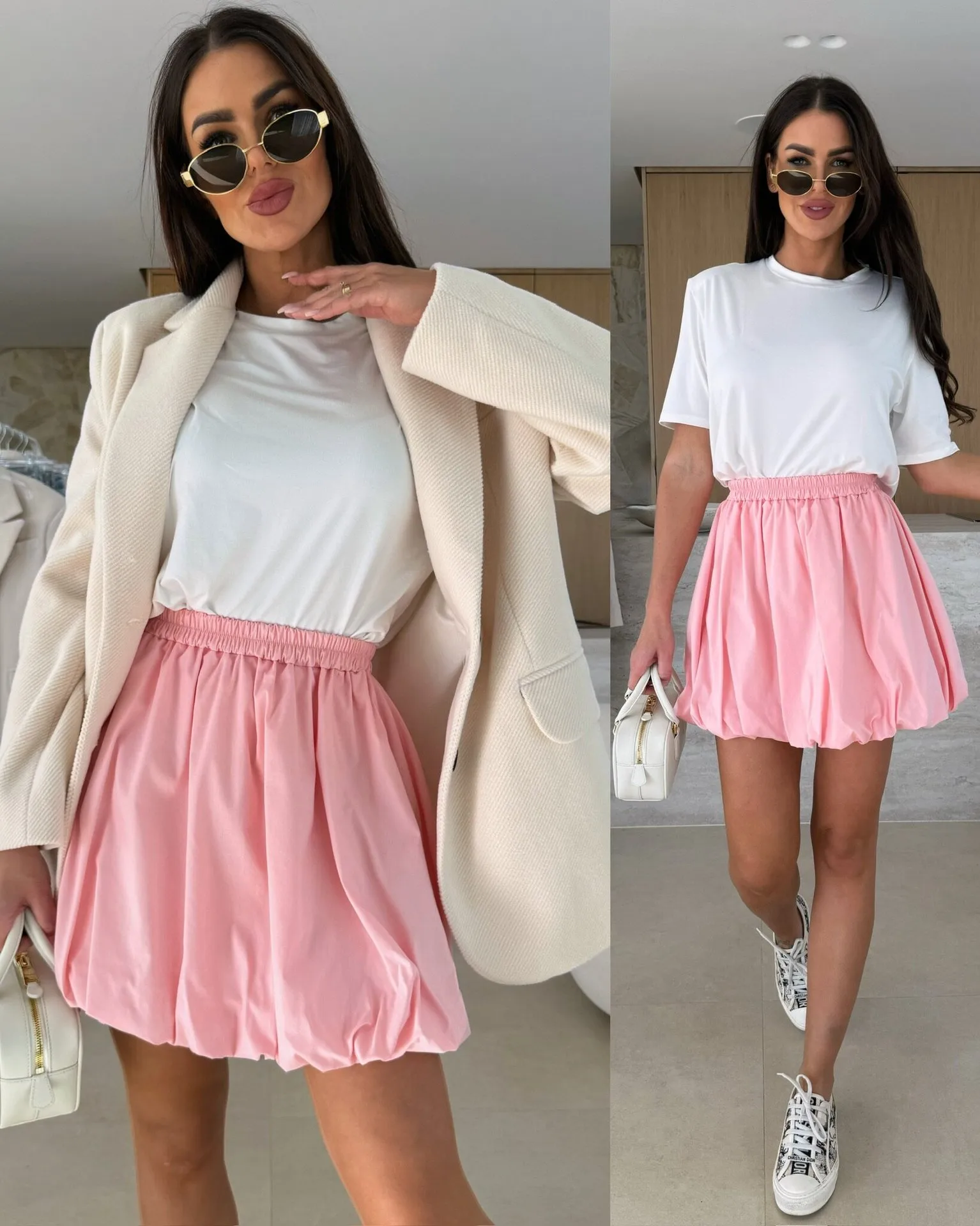 Europe And The United States    Hot Spring And Summer Puffy Skirt Elastic Waist Design Skirt display picture 10