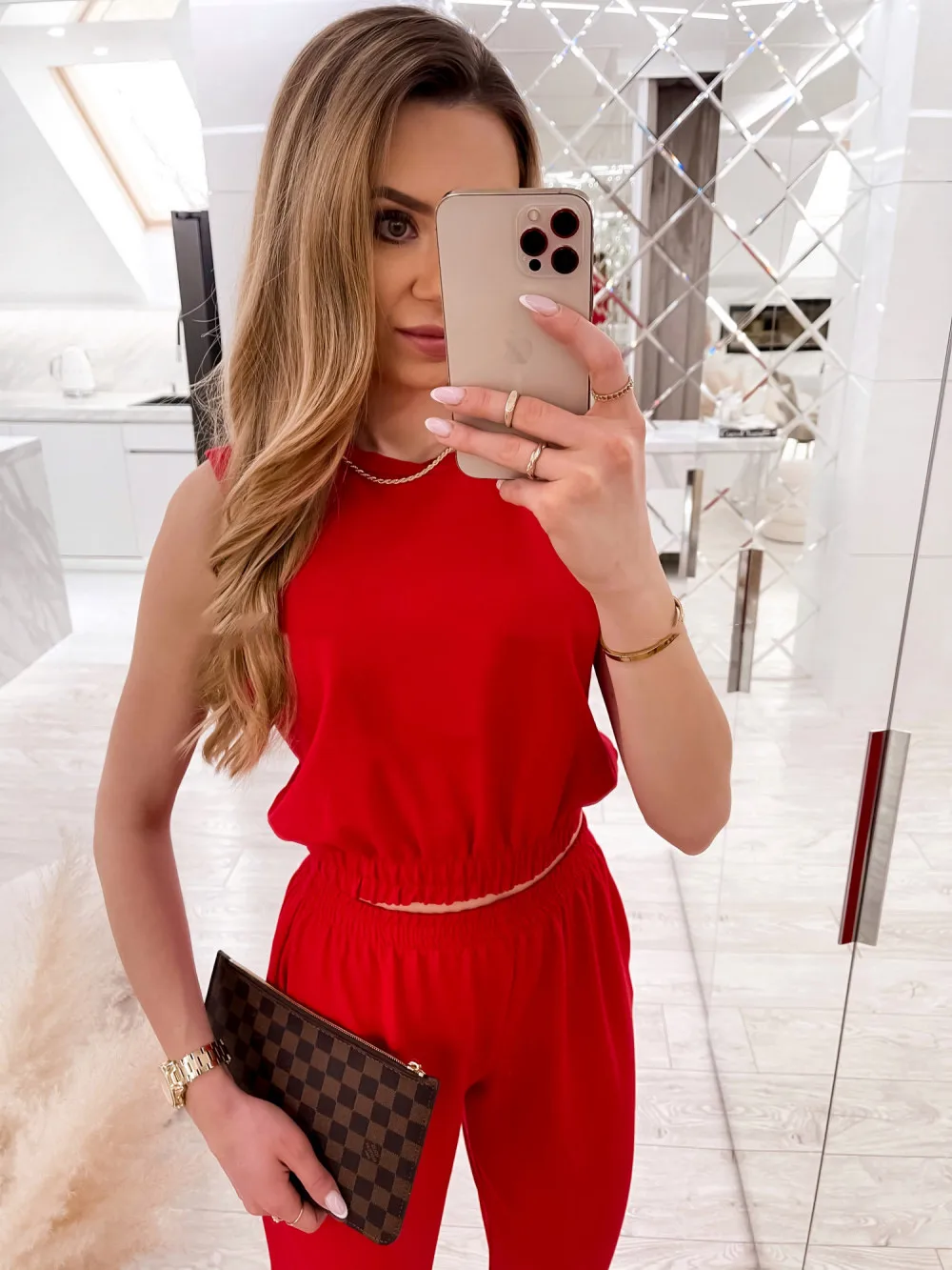 Designed  Hot Fashion Casual Sleeveless Slim Vest Pencil Pants Suit Women display picture 11