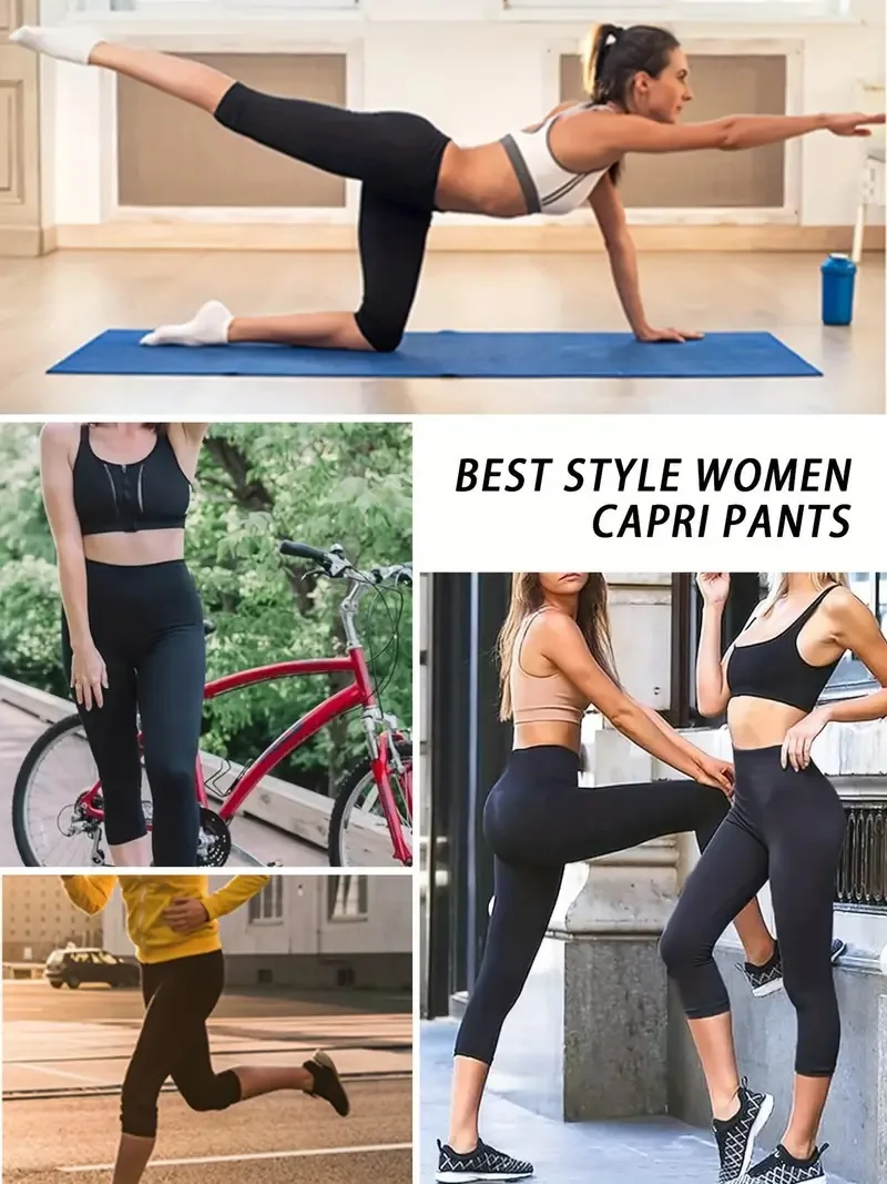 Women's Seven-point Fitness Pants High Waist Elastic Hip Yoga Peach Hip Sports Tights Factory Outlet display picture 4