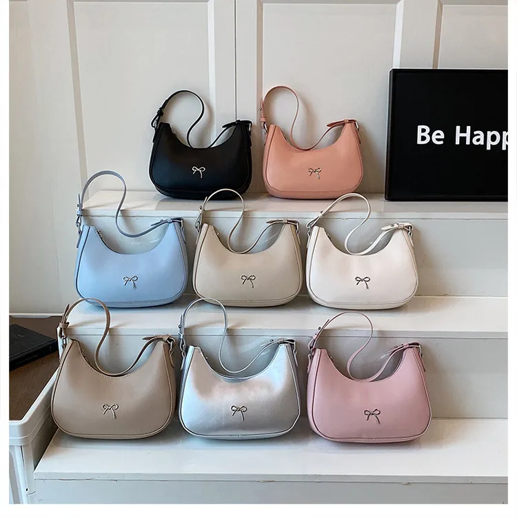 Summer New New Style Simple Shoulder Bag Niche Design Fashion Casual European Style Crescent Moon Bag Trend display picture 25