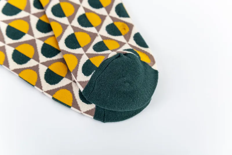 Spot  New British Style Gentleman Tide Socks Casual Happy Socks Wholesale Geometric Pattern display picture 7