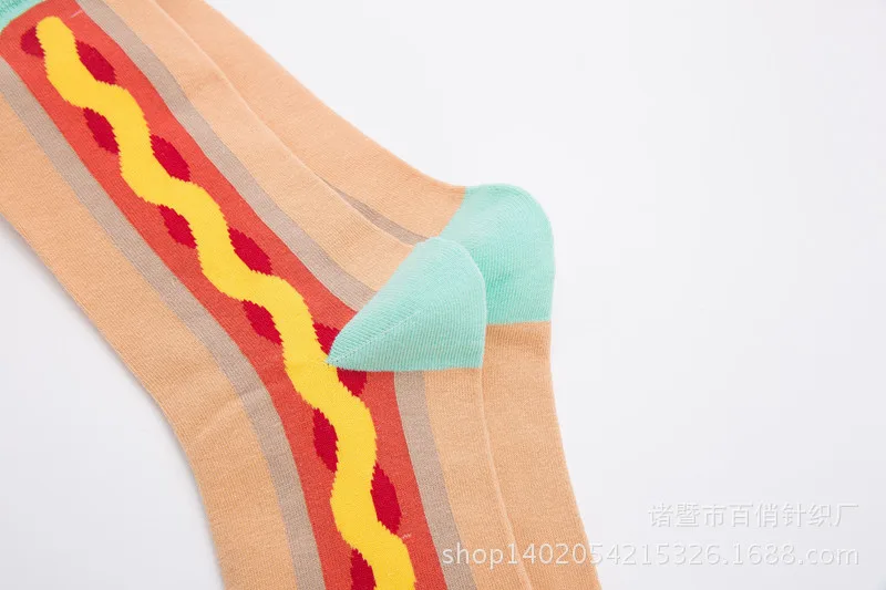 Spot  Fashion Colorful Lovers Socks Happy Socks High Casual Cotton Socks Wholesale display picture 8