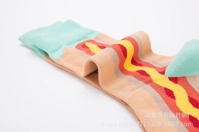 Spot  Fashion Colorful Lovers Socks Happy Socks High Casual Cotton Socks Wholesale display picture 9