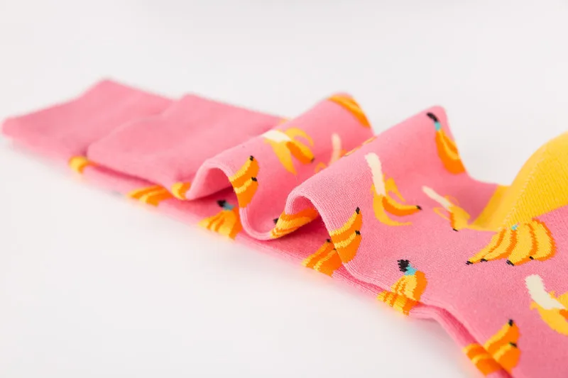 New  Colorful Fruit Men's Socks Socks Manufacturers Wholesale Casual Tube Couple Socks Without Card Head display picture 10