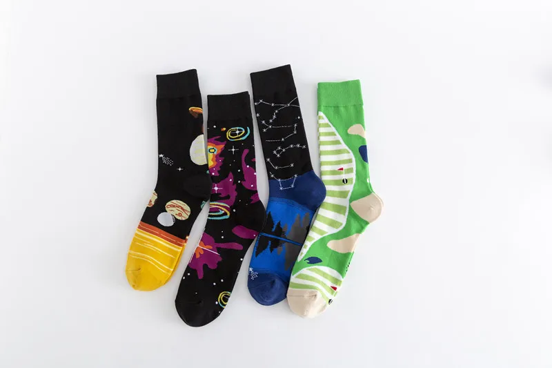 20 Years New Colorful Fashion Socks High Cotton Socks Multi-pattern Personality Trend Men's Socks Wholesale display picture 1